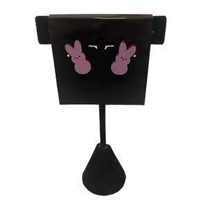 Adorable Handmade Small Pink Peeps Bunny Posts.